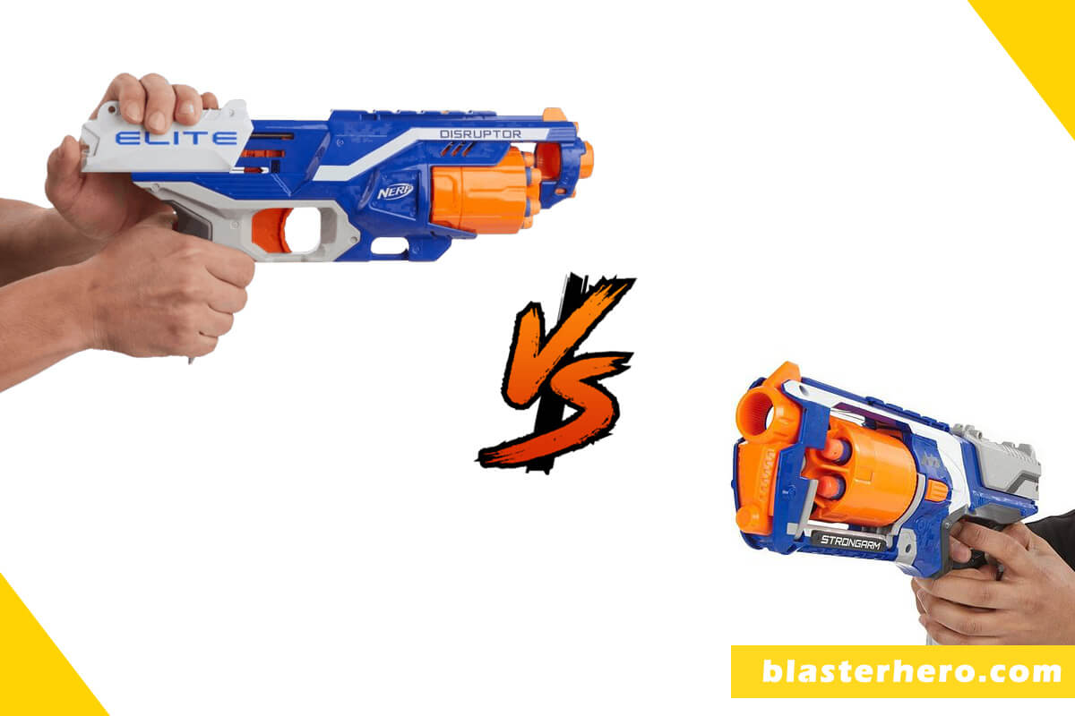 Nerf Disruptor vs Nerf Strongarm – Finding Your Best Nerf Gun.